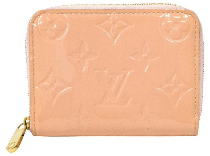 Louis Vuitton Zippy Geldbörse Pink Lackleder  ref.223527