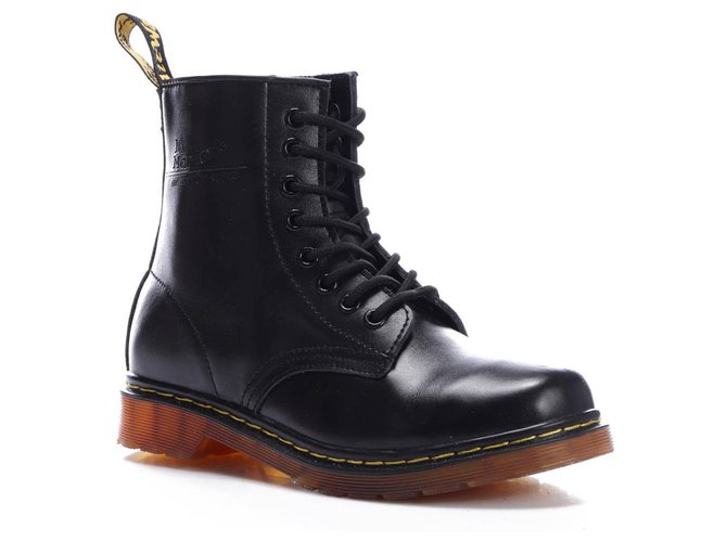 Dr. Martens Boots Black Leather  ref.223531