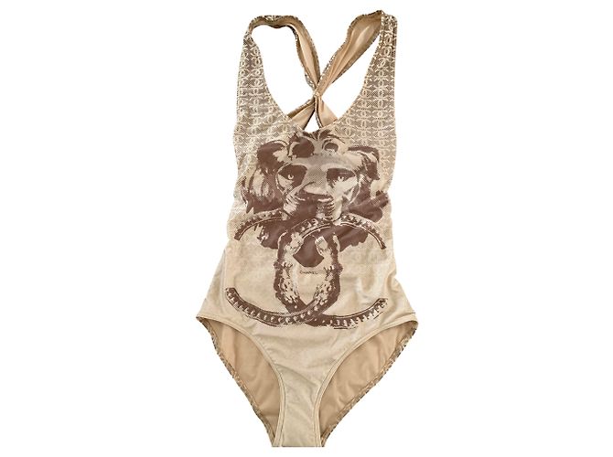 Chanel Swimsuit Light brown