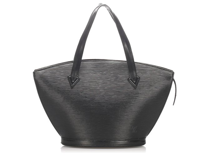 Louis Vuitton Black Epi Saint Jacques PM Short Strap Leather  ref.223692