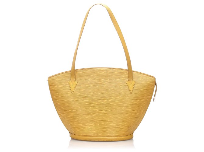 Louis Vuitton Yellow Epi Saint Jacques PM Long Strap Leather  ref.223744