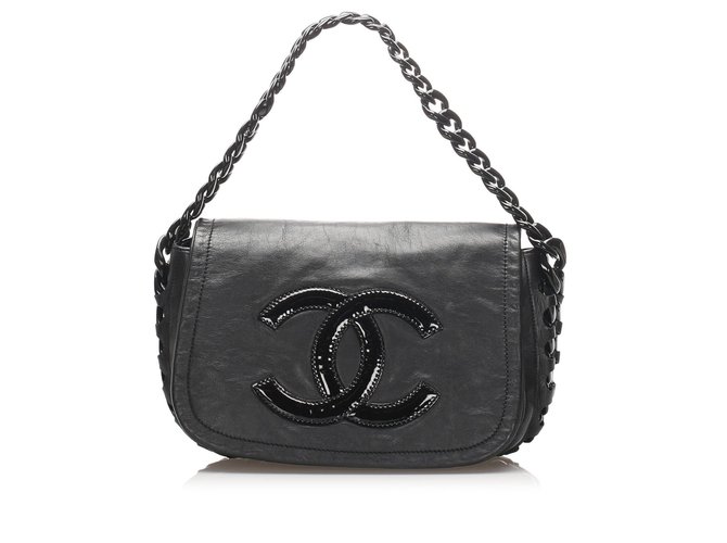 Timeless Chanel Handtaschen Schwarz Leder  ref.223763