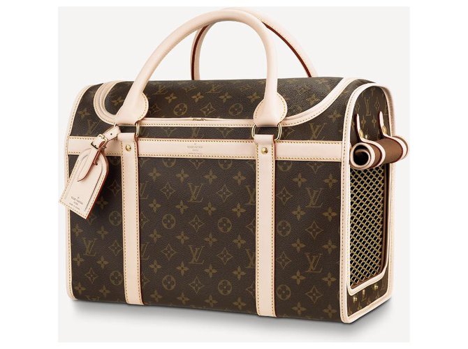 Louis Vuitton LV Dog carrier new Brown Leather  ref.223937