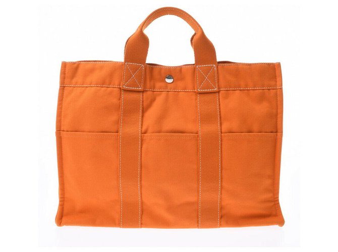Hermès Convoyeur Orange Cotton  ref.224054