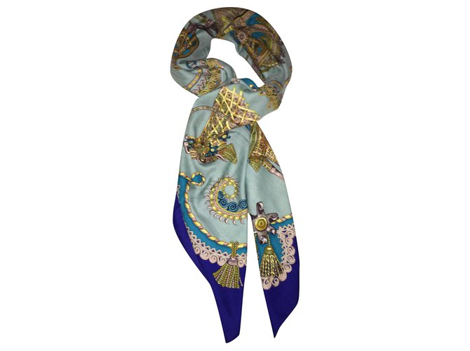 Hermès sciarpe Multicolore Cachemire  ref.224080