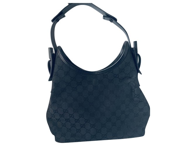 Gucci Handbags Black Cloth  ref.224104