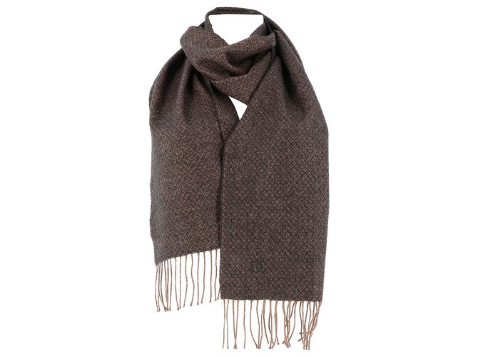 Chanel scarf Brown Suede  ref.224130