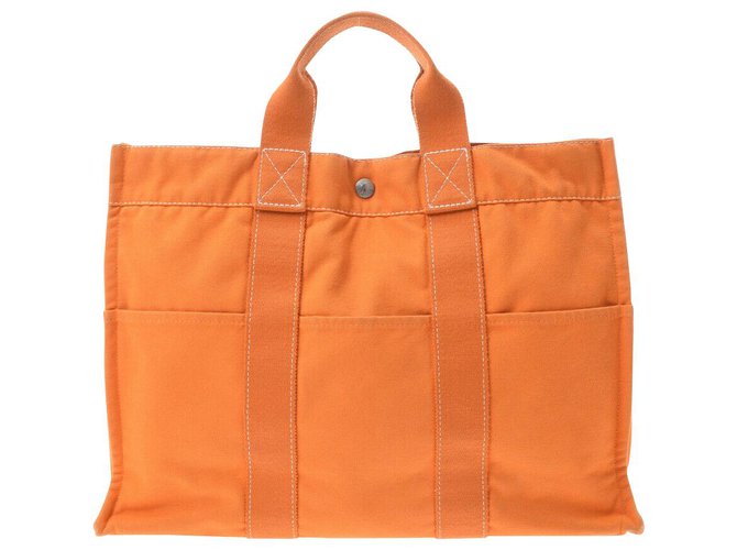 Hermès Deauville Tweed Orange  ref.224238