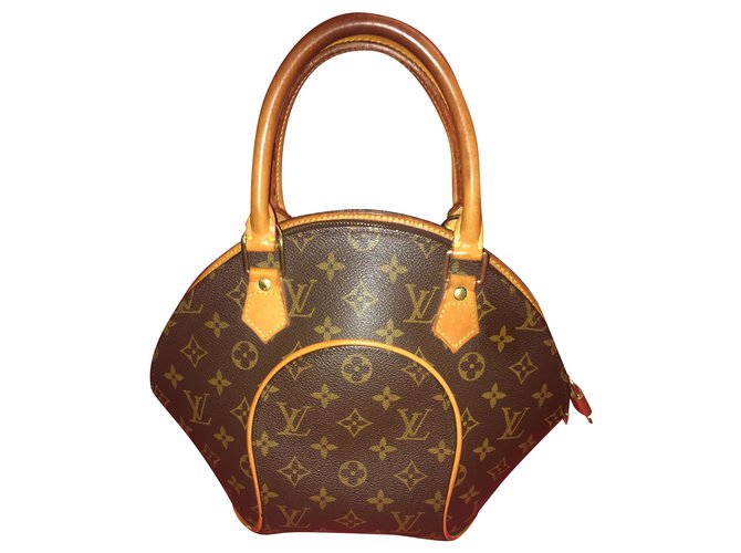 Louis Vuitton Ellipse MM Brown Cloth ref.224260 - Joli Closet