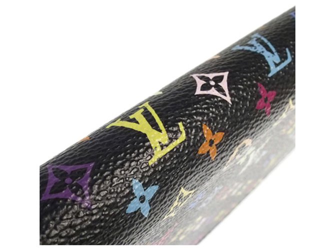 Portefeuille long zippy multicolore monogramme noir Louis Vuitton Toile  ref.224297