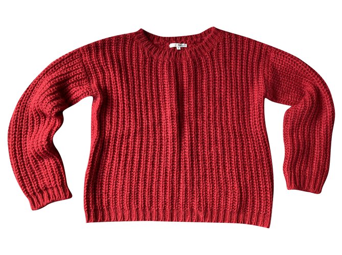 Ba&Sh Knitwear Red Wool  ref.224515