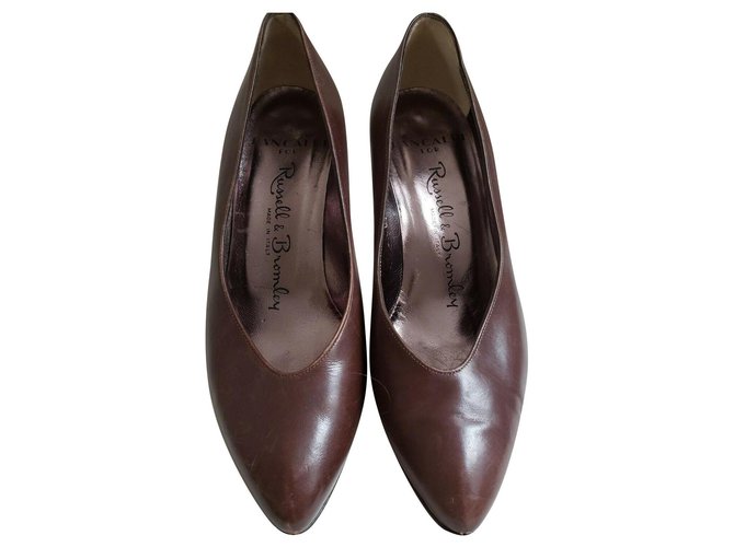 Russell & Bromley Pancalli pour Russell et Bromley Cuir Marron Chataigne  ref.224528