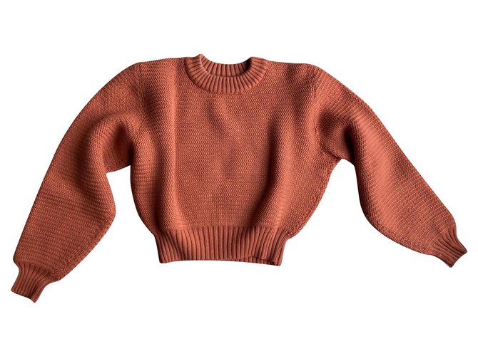 Alaïa Knitwear Orange Wool  ref.224531