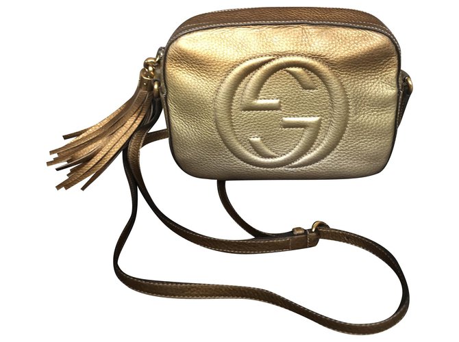 Gucci SOHO Golden Leder  ref.224552