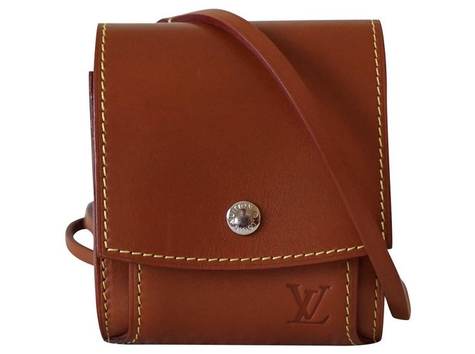Louis Vuitton Handbags Caramel Leather  ref.224557