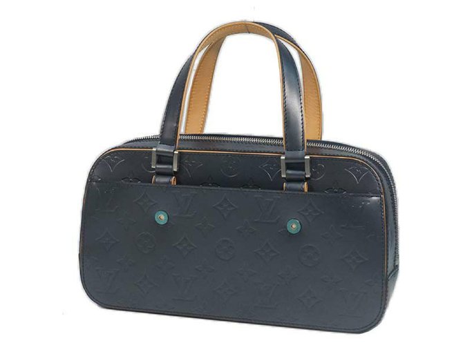Louis Vuitton Shelton Womens Boston bag M55175 blue  ref.224791