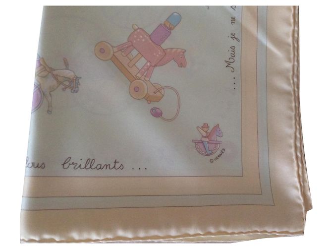 Hermès Hermes Square 90X90 Parlami del cavallo Multicolore