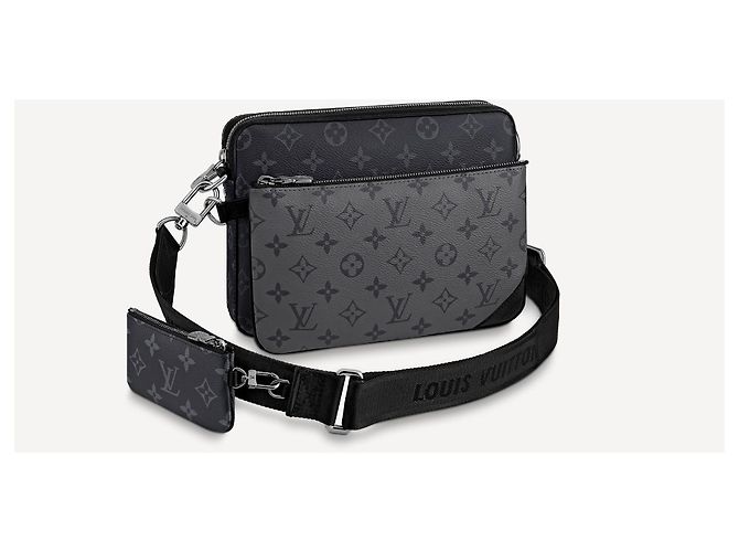 Louis Vuitton Bolsos Maletines Gris