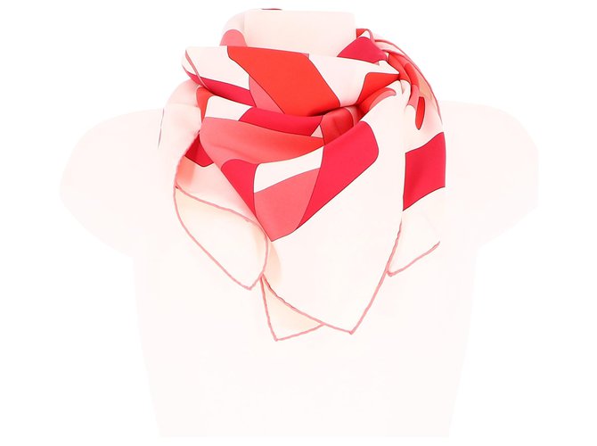 Hermès scarf Red Silk  ref.224871