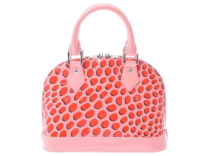 Louis Vuitton Alma Pink Lackleder  ref.224884