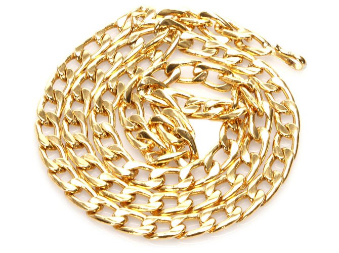 Cinto de Corrente Chanel Gold Dourado Metal  ref.224945