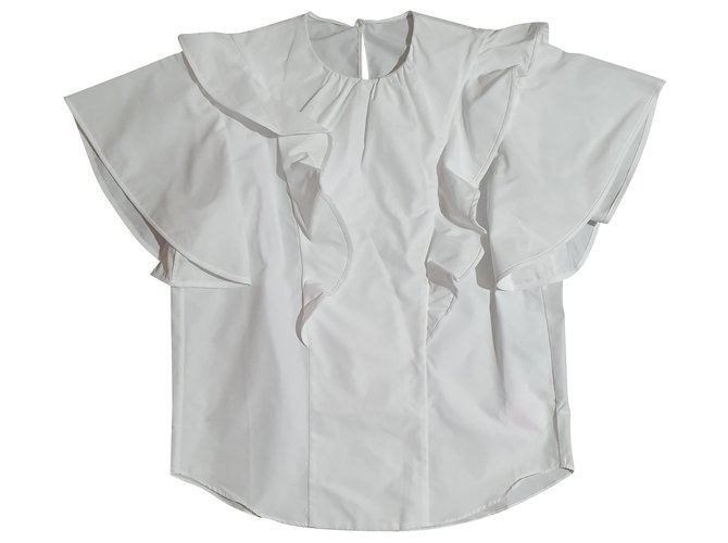 Mulberry Tops White Cotton  ref.225082