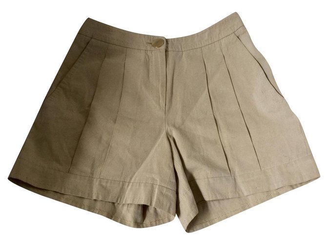 Blumarine Shorts de algodón beige  ref.225133