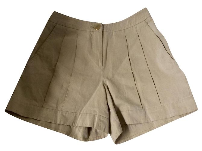 Short Blumarine in cotone beige
