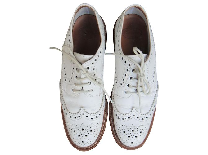derbies ajourés Church's p 36,5 Weiß