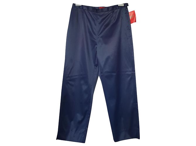 Calça Kenzo azul com efeito brilhante