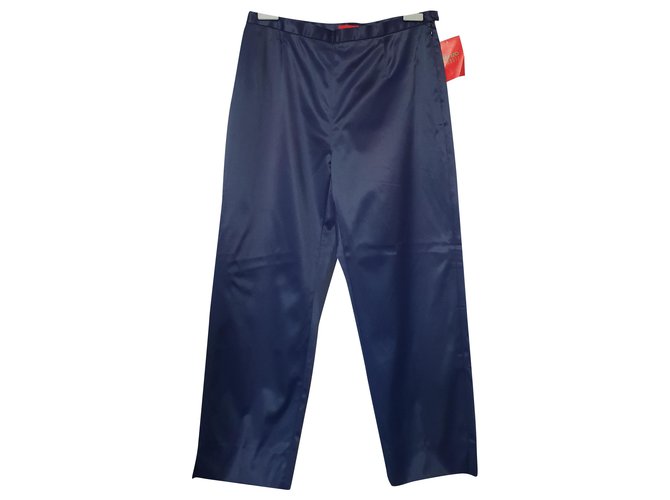 Kenzo Pantalones, polainas Azul Elastano Poliamida Acetato  ref.225158