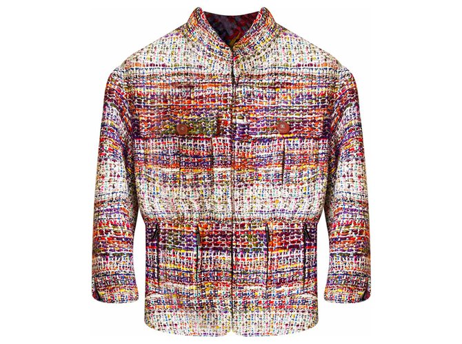 Chanel 7K$ very trendy jacket Multiple colors Tweed  ref.225208