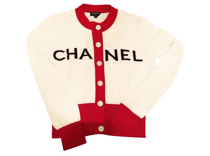 Chanel icônico 2019 Cardigã primavera Multicor Algodão  ref.225258