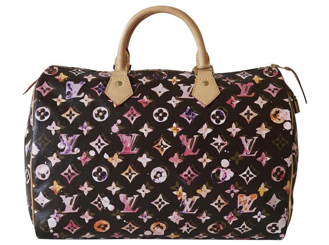 Richard Prince x Louis Vuitton Monogram Watercolor Speedy 35