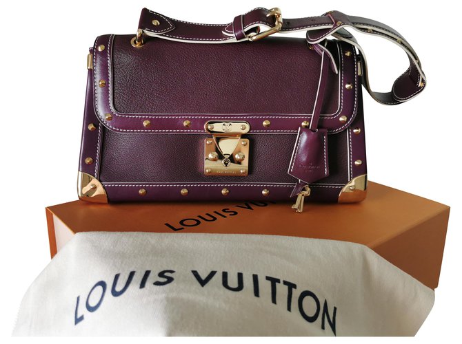 Louis Vuitton Suhali Le Talentieux Dark red Leather ref.225286