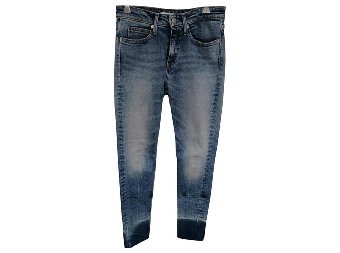 Calvin Klein jeans slim Azul John  ref.225288