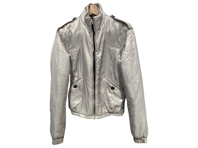 Chanel Jackets Grey Polyamide  ref.225333