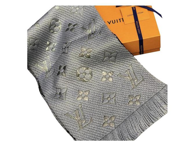 Louis Vuitton Logomania Grey Wool  ref.225351