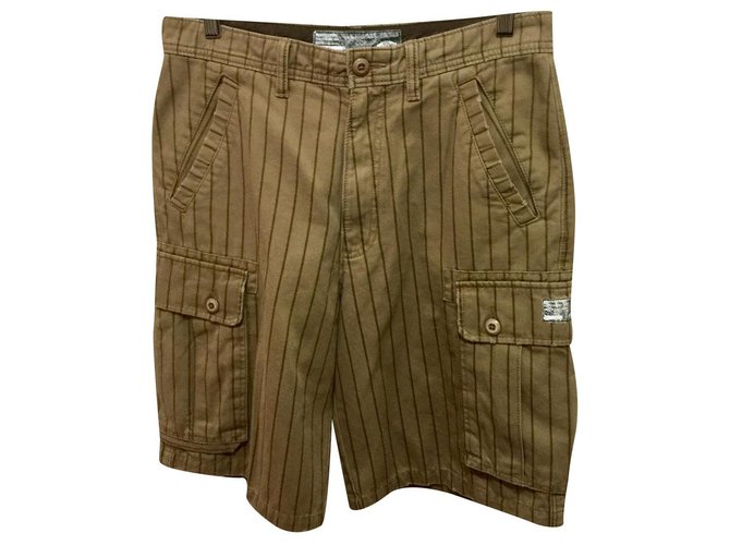 Vans combat style shorts 30" Brown Cotton Denim  ref.225384