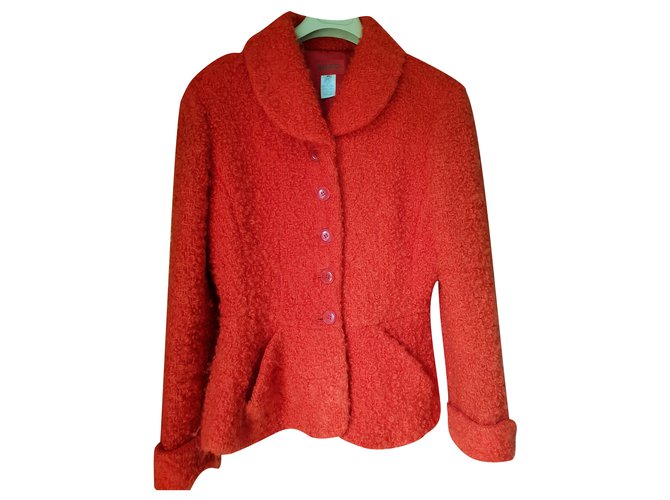 Kenzo Suit jacket Red Wool  ref.225428