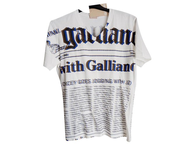 John Galliano tees Coton Beige  ref.225440