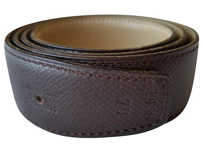 Constance Hermès HERMES CUIR SEUL / LEATHER STRAP Brown Cream
