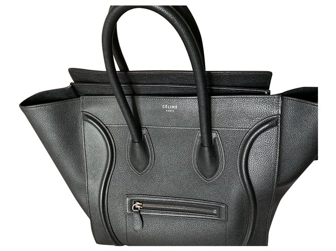 Céline luggage Black Leather  ref.225714