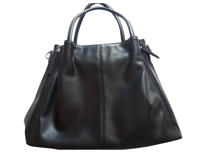 Borsa Bugatti in pelle nera Nero