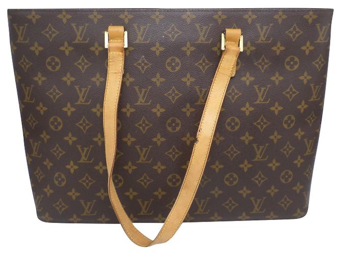 Louis Vuitton Bolsa de compras Marrom