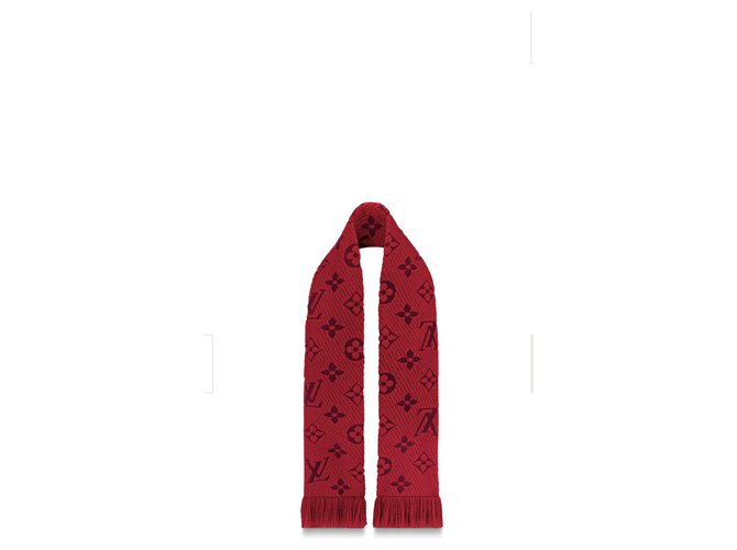 Louis Vuitton Logomania wool new Red  ref.225950