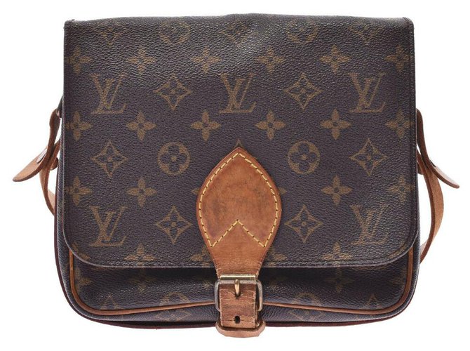 Cartouchiere Louis Vuitton Cartouchière Toile Marron  ref.226056