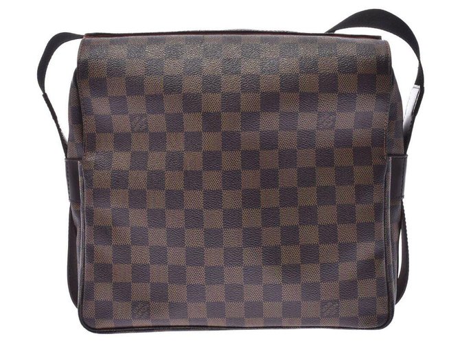 Louis Vuitton Naviglio Brown Cloth  ref.226079