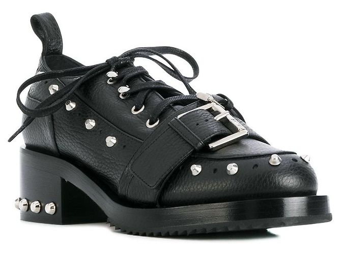 NO 21 buckled lace-up boots, size 39