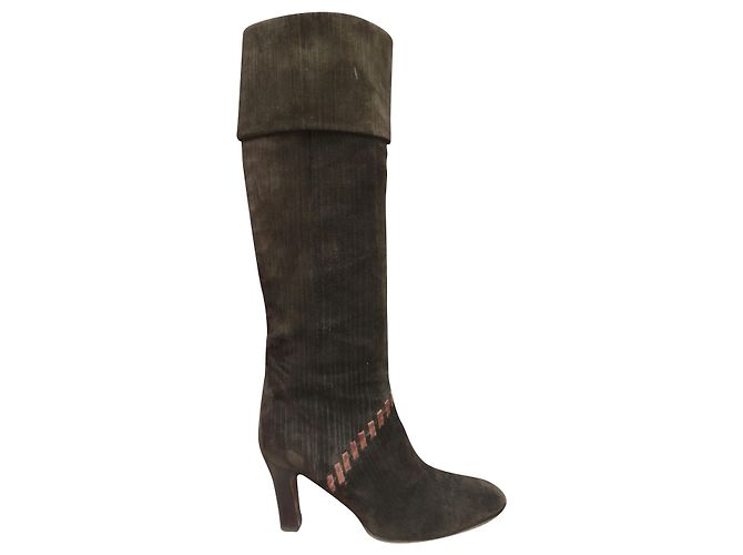 Givenchy Boots Dark Brown Deerskin 37